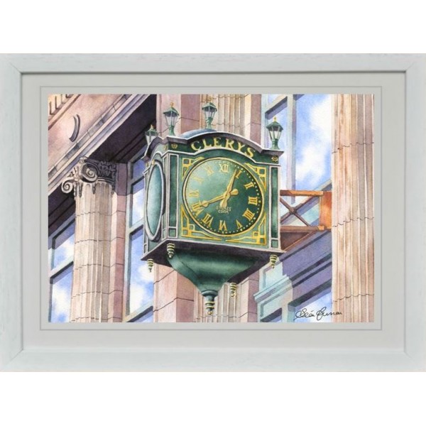 "Under Clerys Clock at 8?"