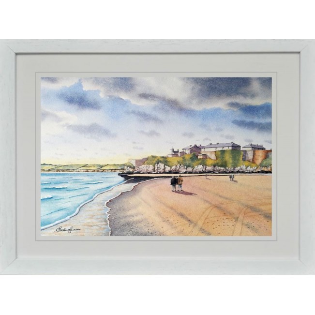 "Winter Stroll, Duncannon Beach"