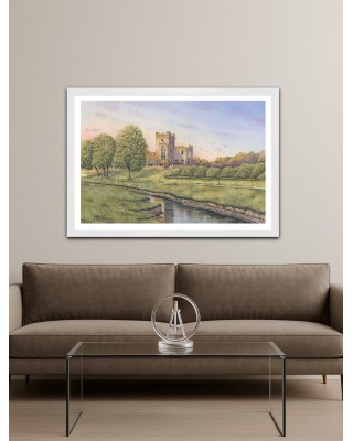 "Tintern Abbey at Dusk"