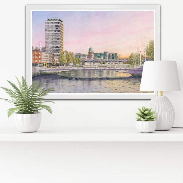"Dublin on a Sunny Summer Morning" "Dublin on a Sunny Summer Morning"