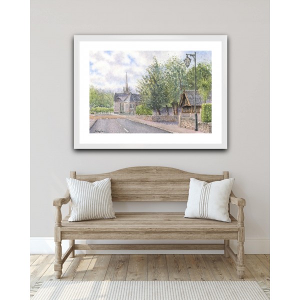 "Straffan Village" Original Painting