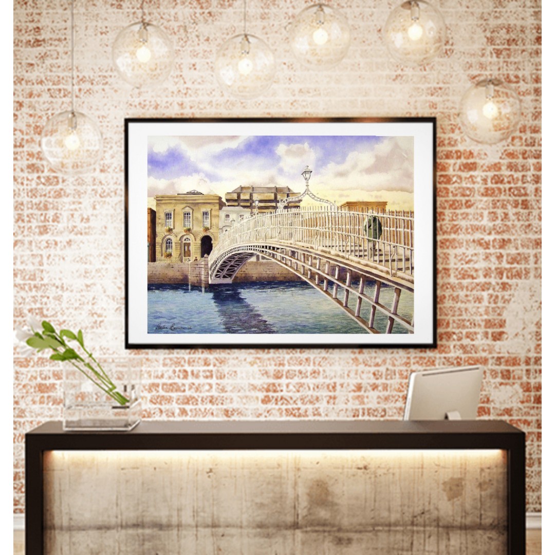 "The Ha'penny Bridge, Dublin"