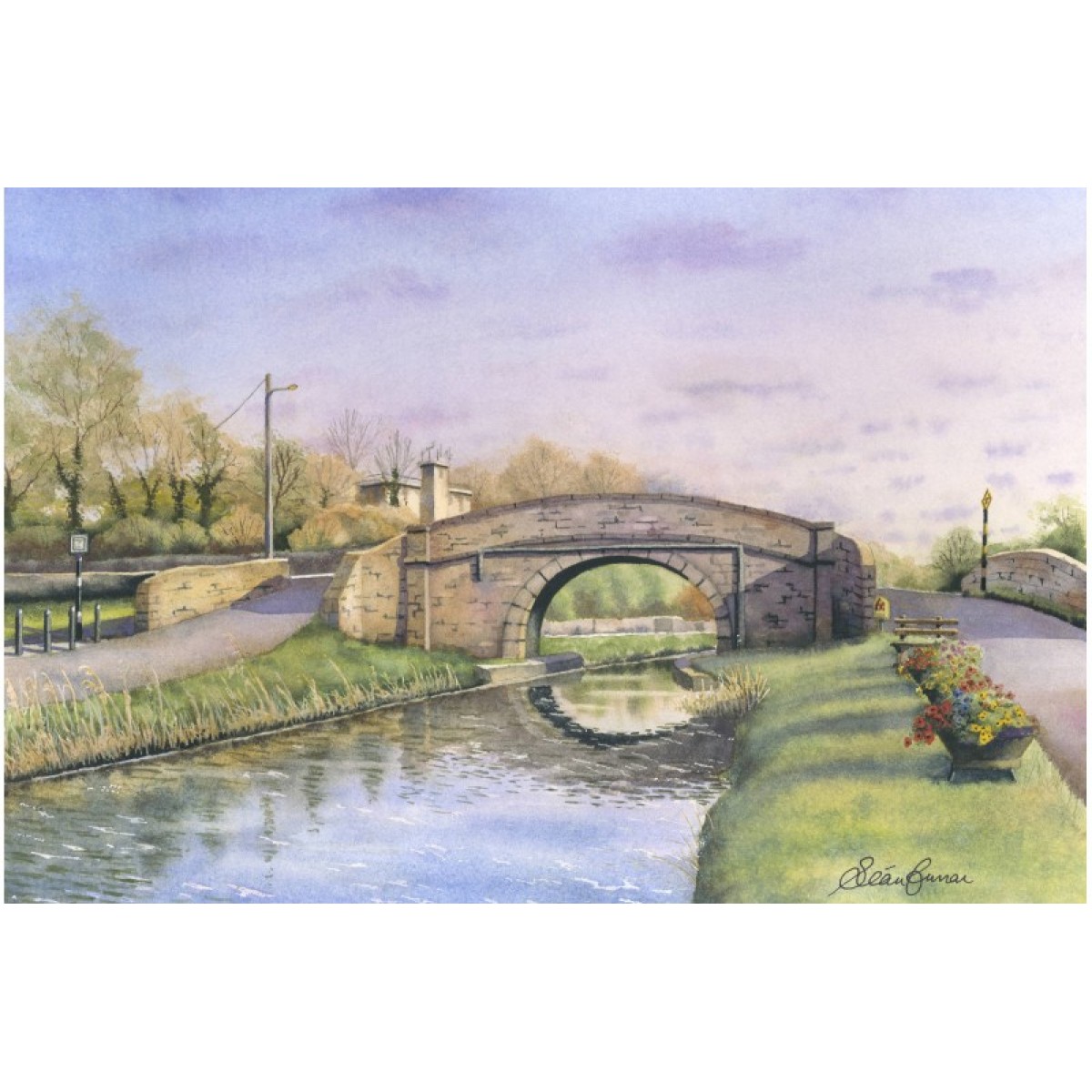 Abbey Bridge, Naas Canal Original Painting