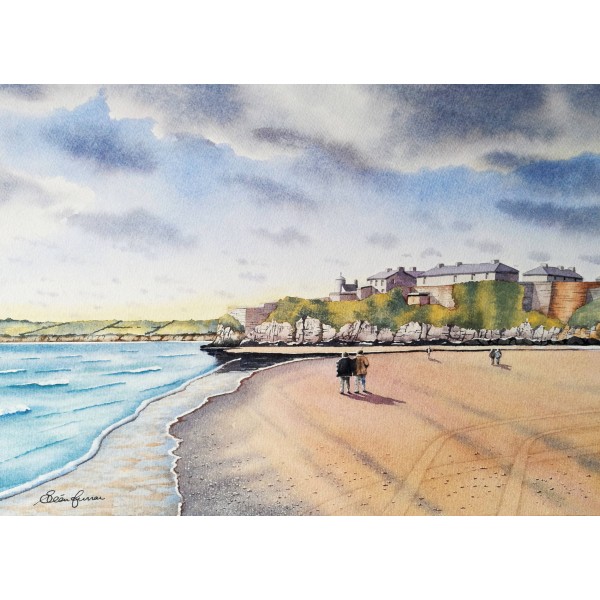 "Winter Stroll, Duncannon Beach" "Winter Stroll, Duncannon Beach"