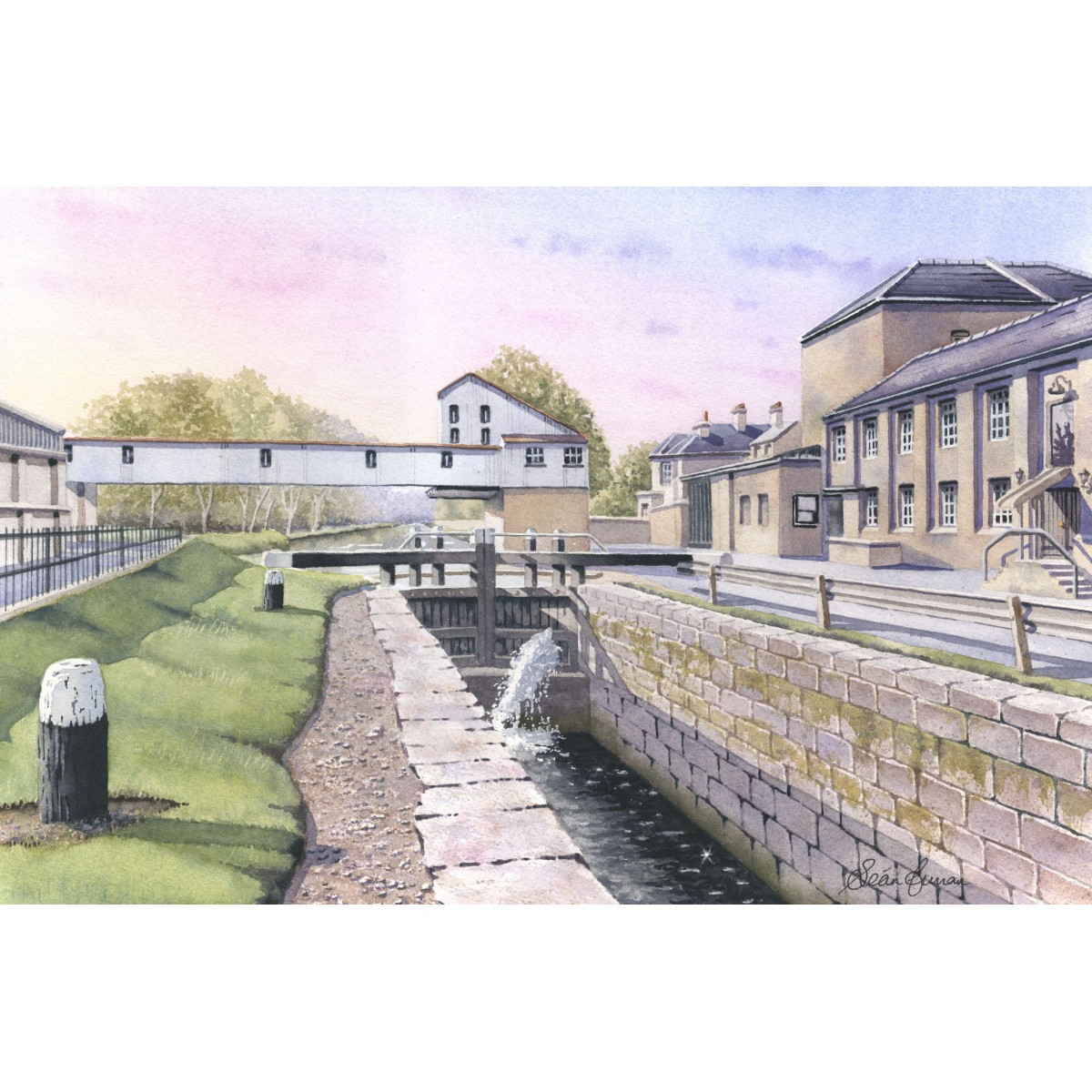 "Leinster Mills, Naas, Co. Kildare"- Original Painting
