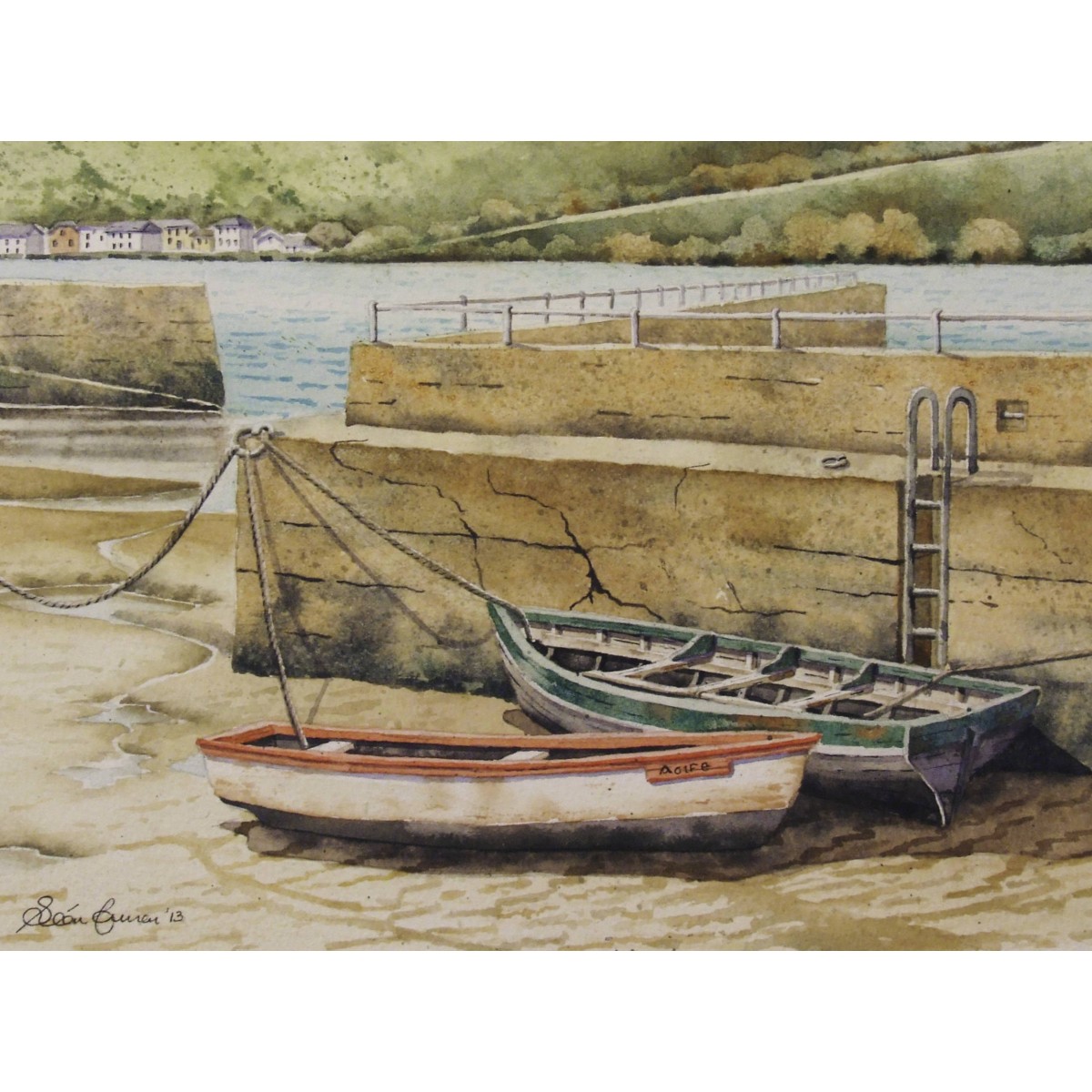 "Low Tide, Ballyhack Harbour, Wexford"
