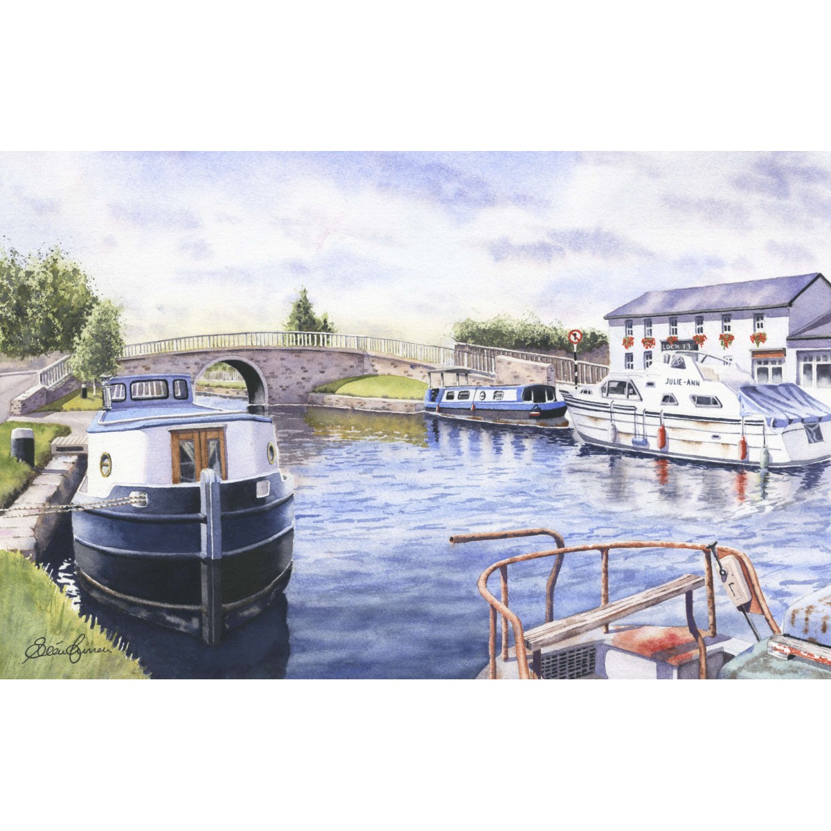 "Sallins Harbour"- Original Painting