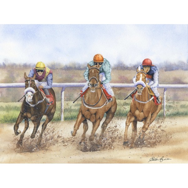 "The Final Furlong"- Original Painting "The Final Furlong"- Original Painting